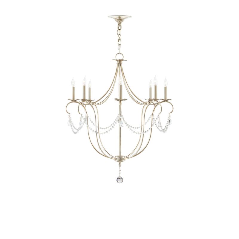 Crystal Lights 31 Inch Chandelier by Currey & Company
